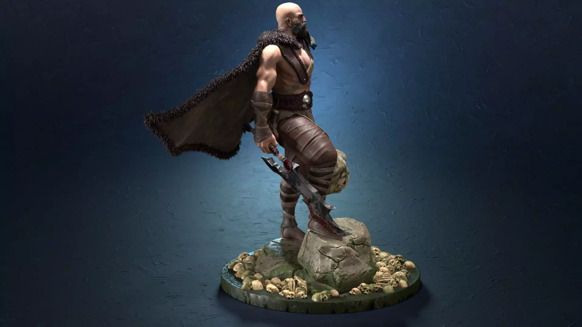 The Barbarian 3D print model_5