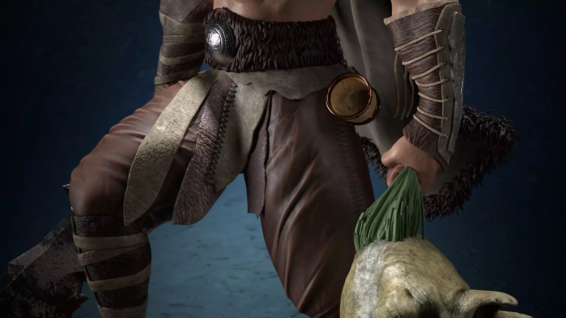 The Barbarian 3D print model_11