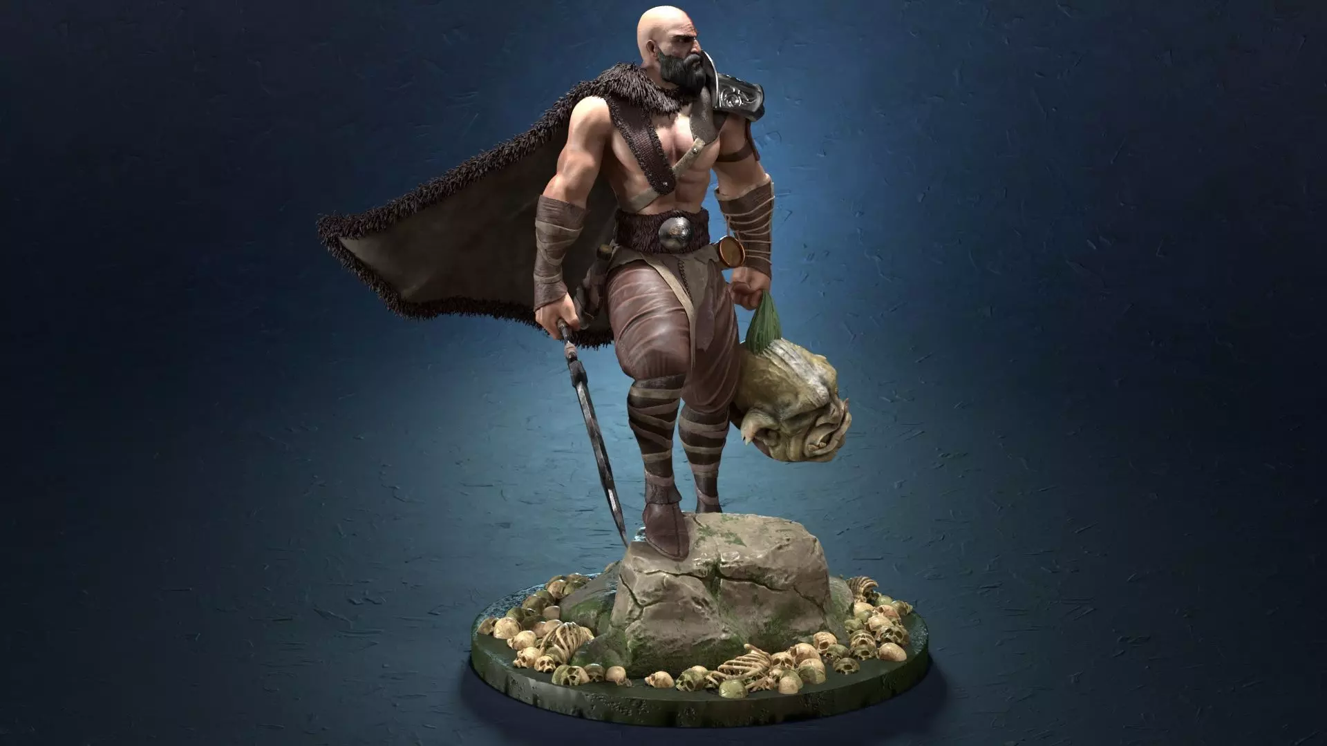 The Barbarian 3D print model_8
