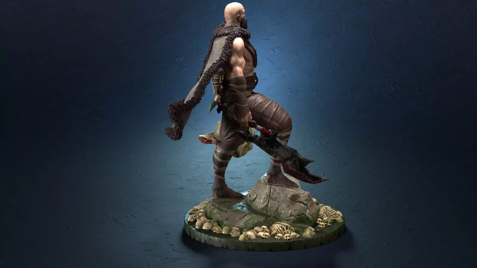 The Barbarian 3D print model_6