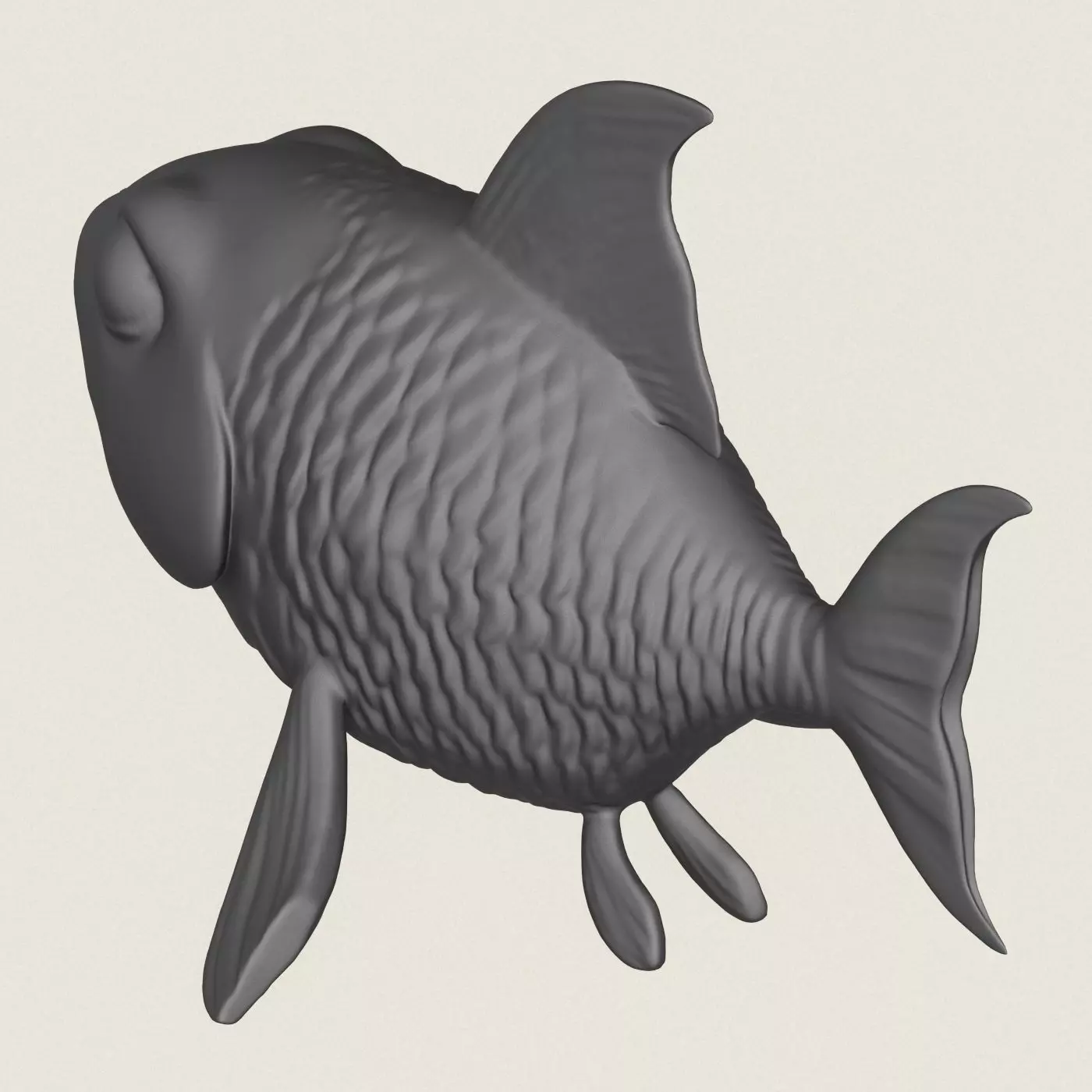 Fish 04 Print Ready 3D Model 3D print model_4