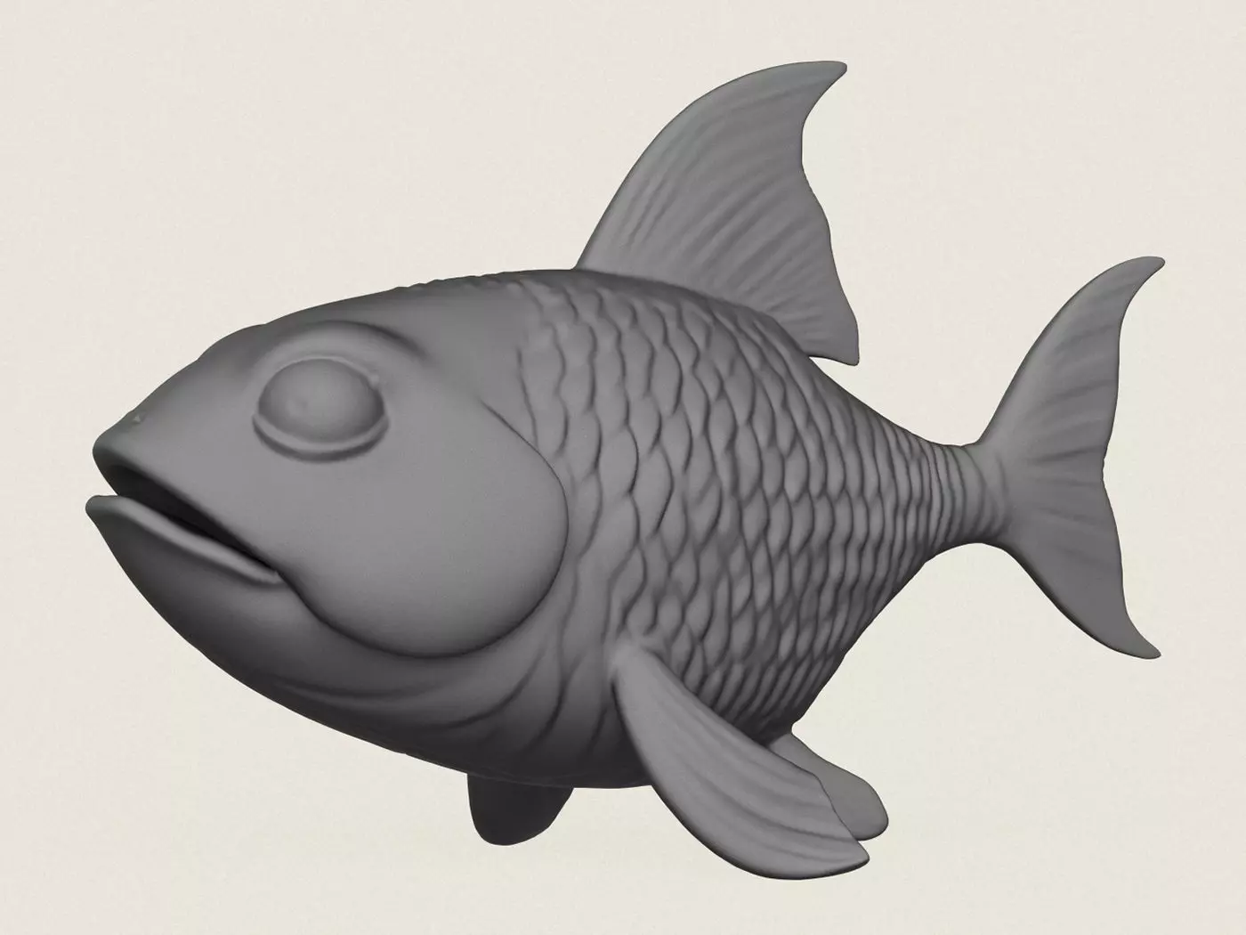 Fish 04 Print Ready 3D Model 3D print model_0