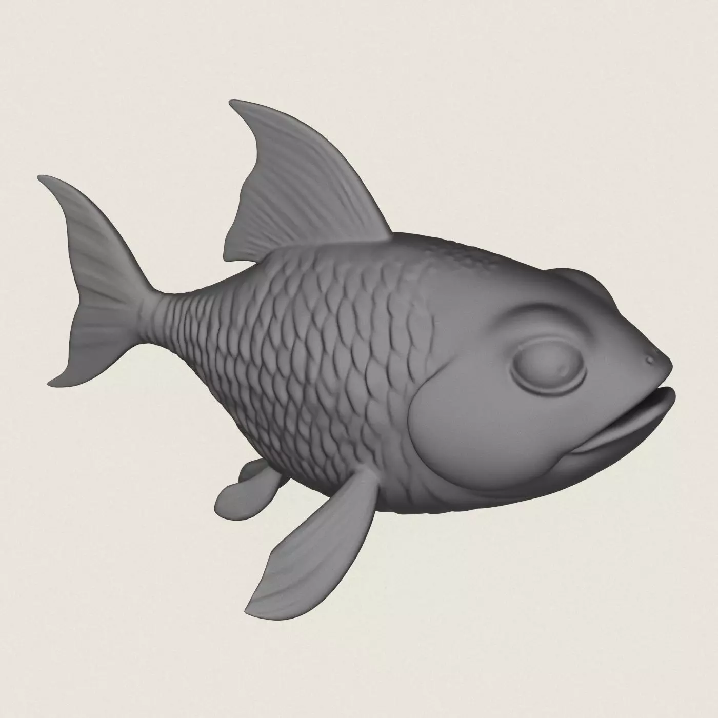 Fish 04 Print Ready 3D Model 3D print model_3