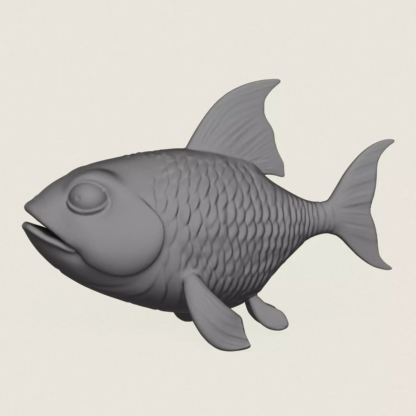 Fish 04 Print Ready 3D Model 3D print model_2
