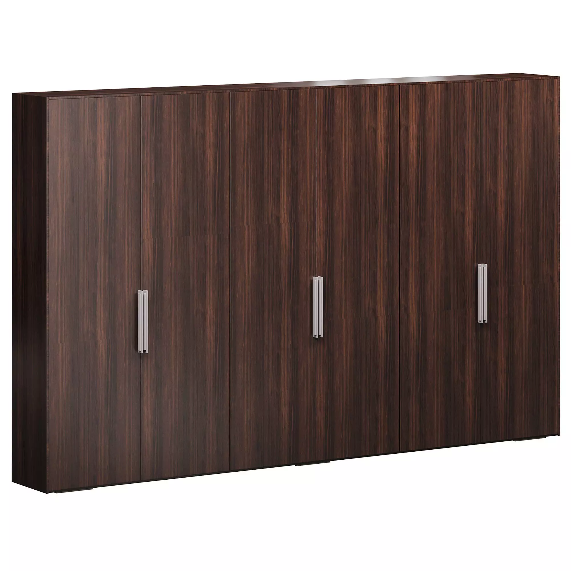 Wardrobe Wood 3D model_0