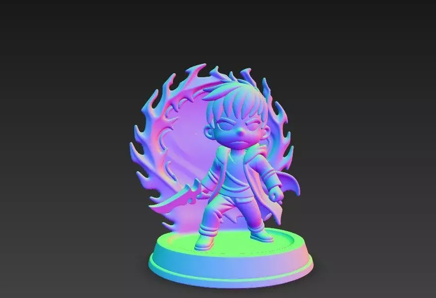 Sung Jin Woo Shadow Ring Holder 3D print model_4