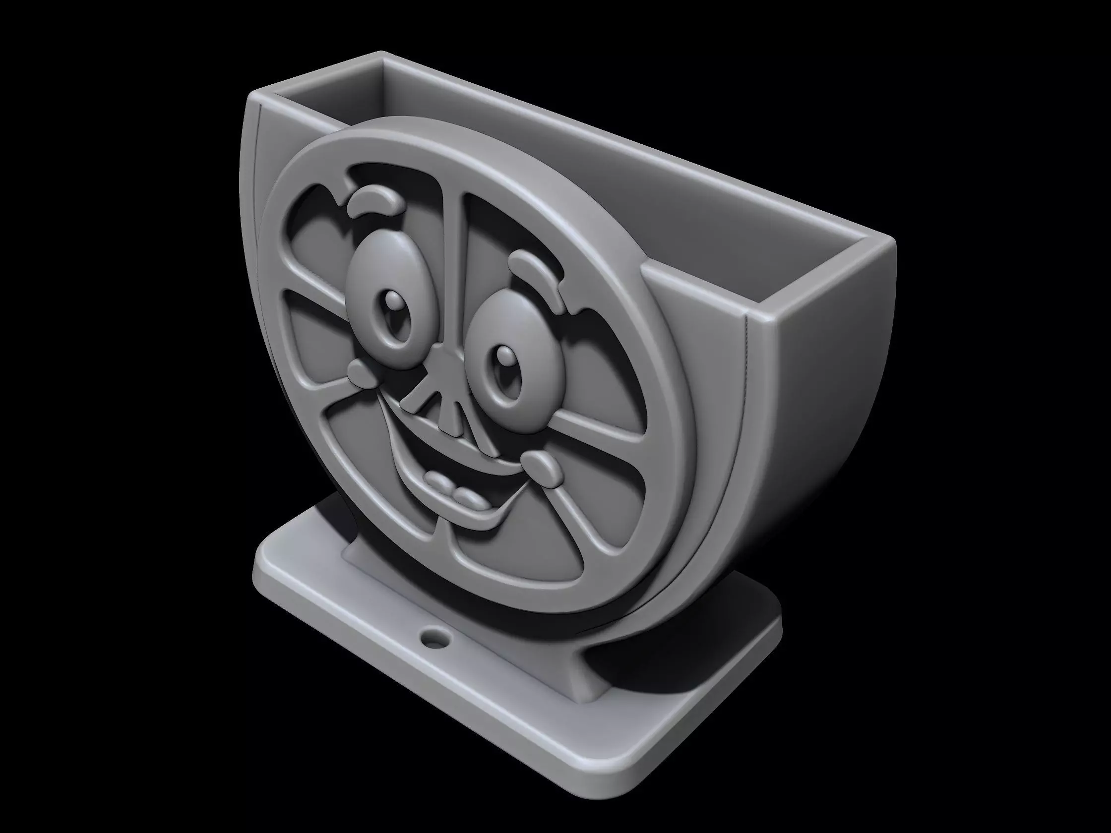 Lemon Smile Cute Kitchen Sponge Holder 3D print model