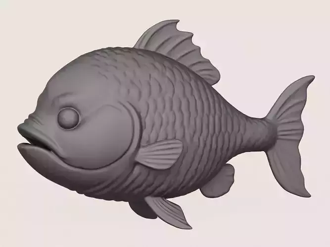 Fish 05 Print Ready 3D Model