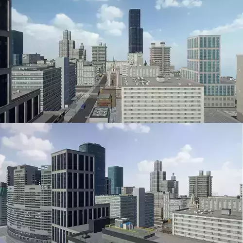 Full Game Ready City Pack Modular Low Poly Urban Environment