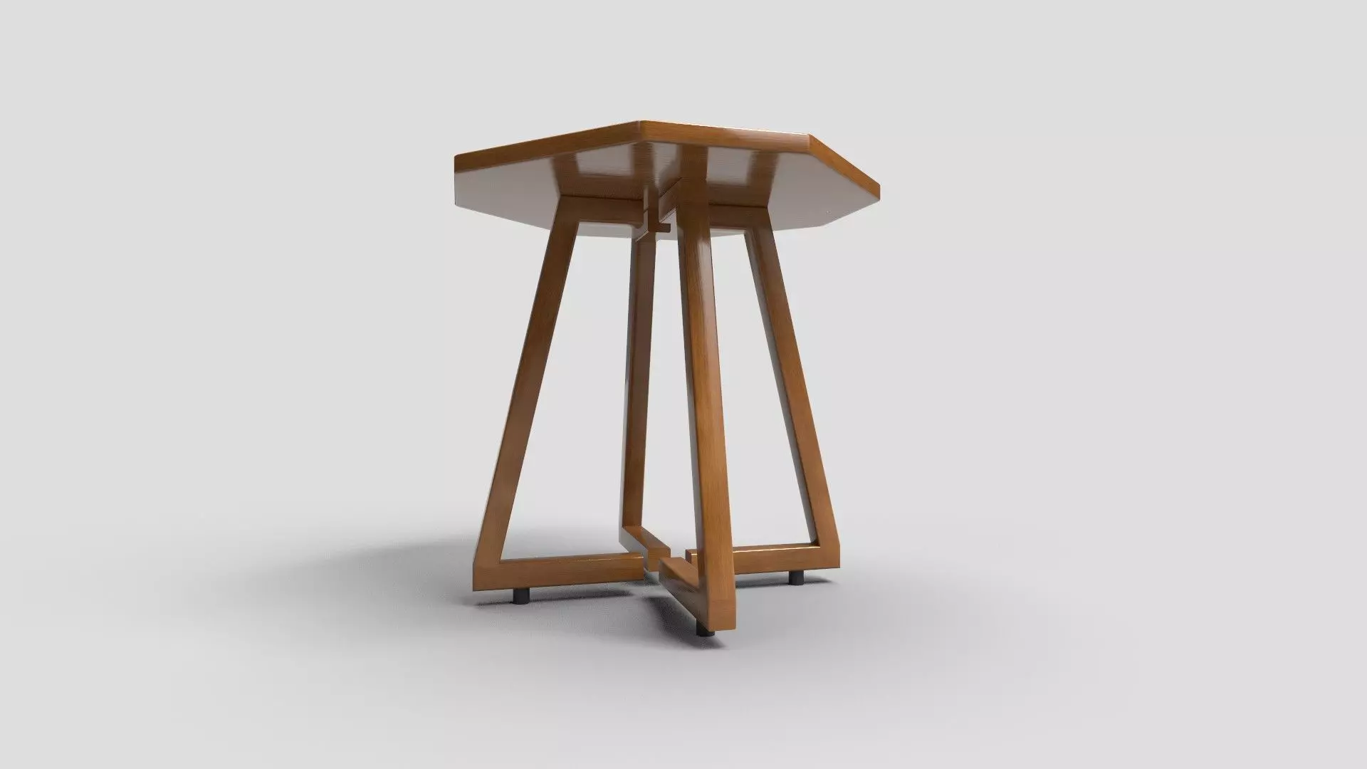 Octagon Table CG29 3D model_2
