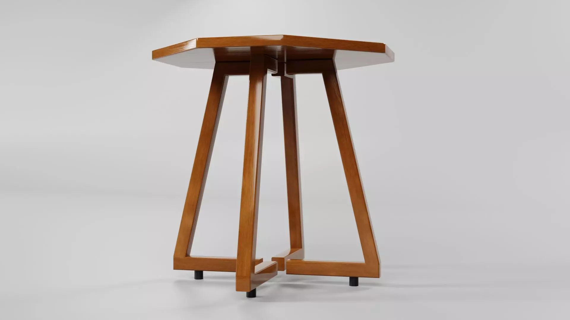 Octagon Table CG29 3D model_4