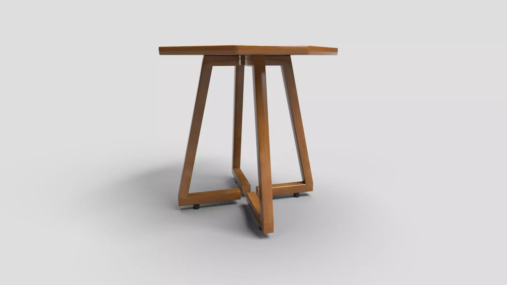 Octagon Table CG29 3D model_1