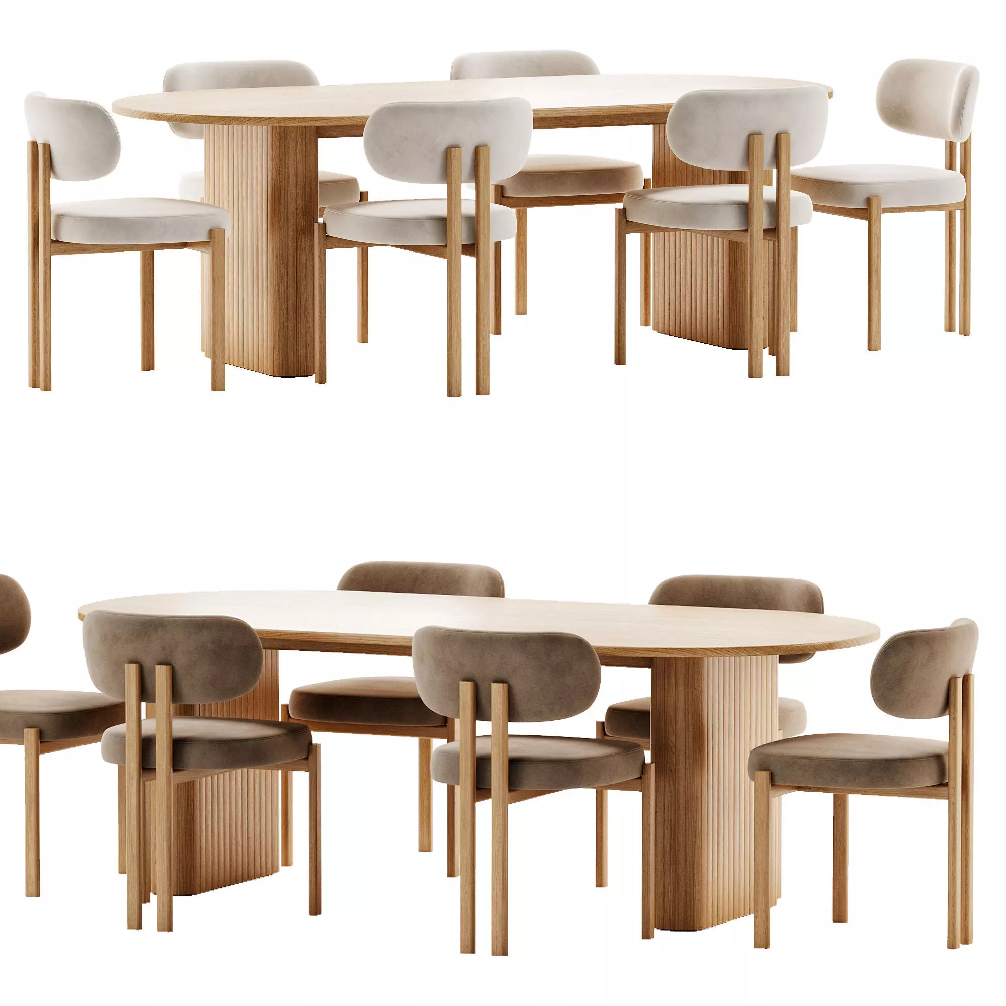 Dinning Set 41 3D model_0