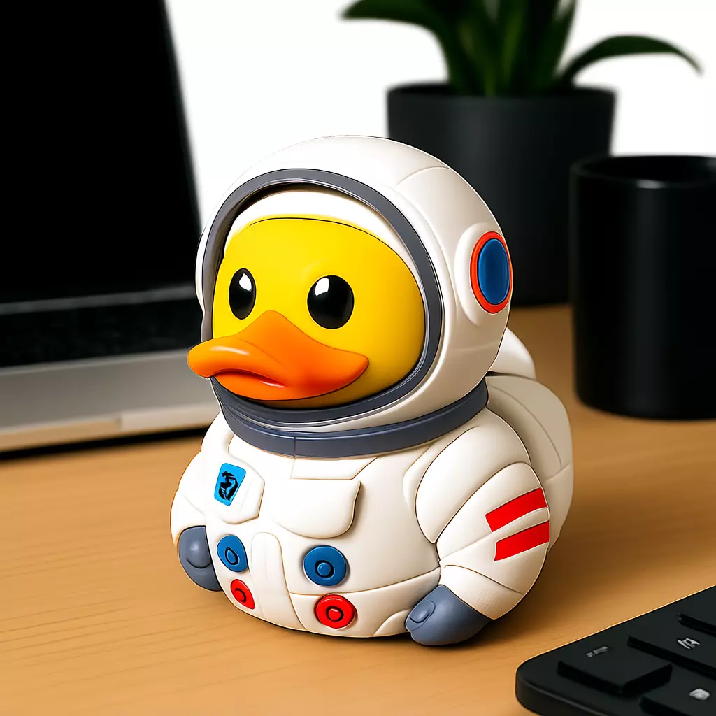 Rubber Duck - Apollo - Astronaut model - 3D print 3D print model