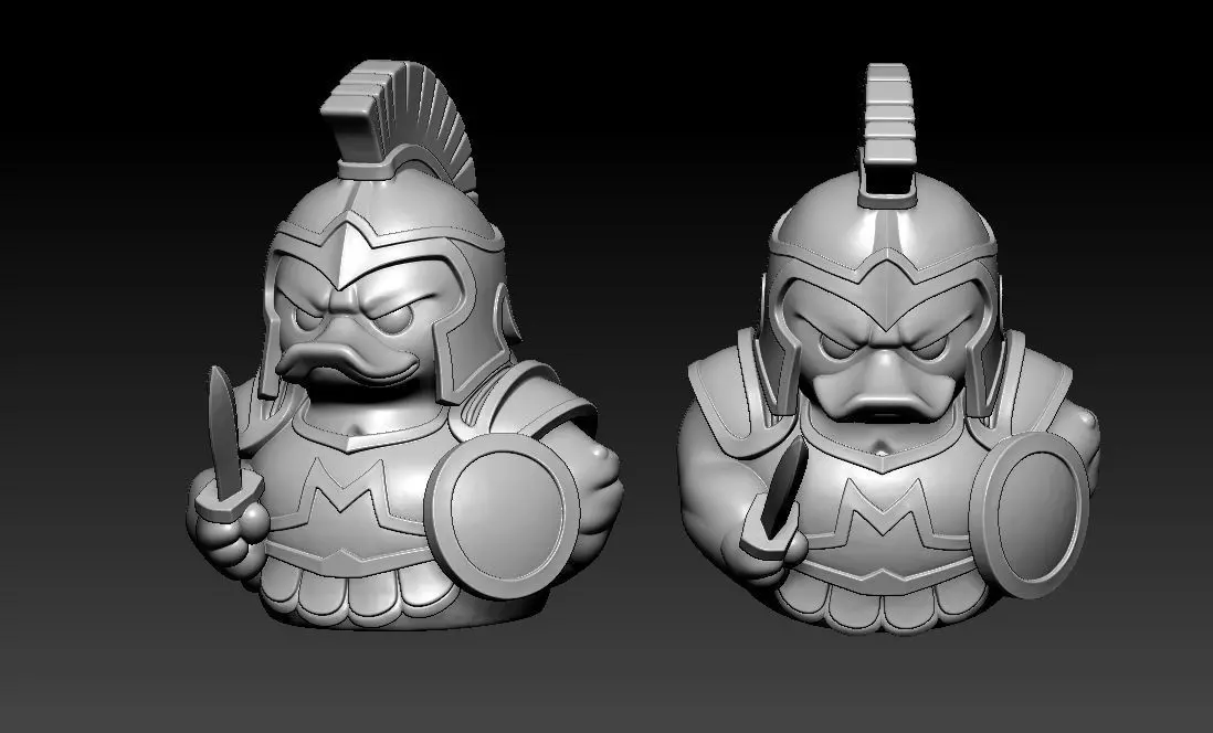 Rubber Duck - Ares God of war - 3D print 3D print model_3