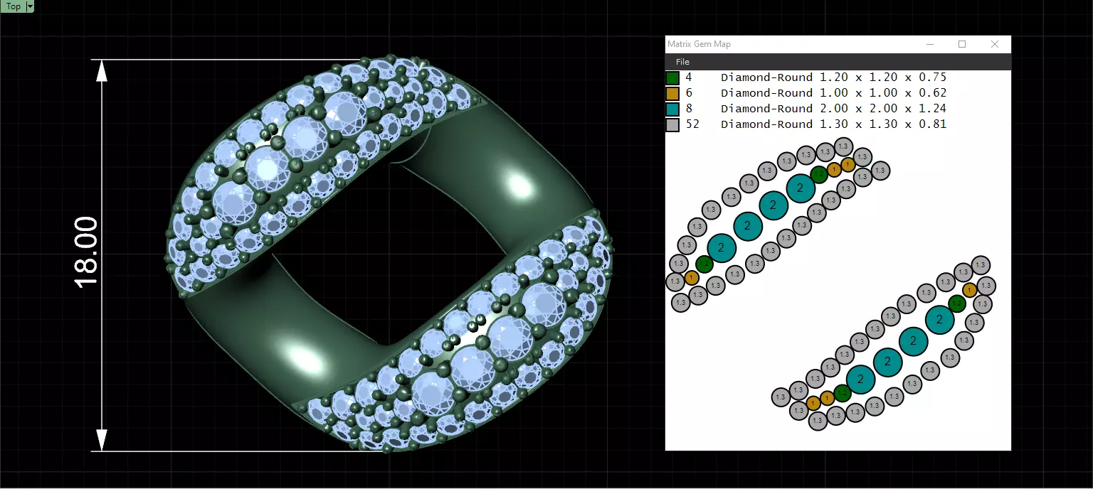 FULL LOCK BOX 18mm Wide SOLID CUBAN Link Chain - 9 Inch 3D print model_12