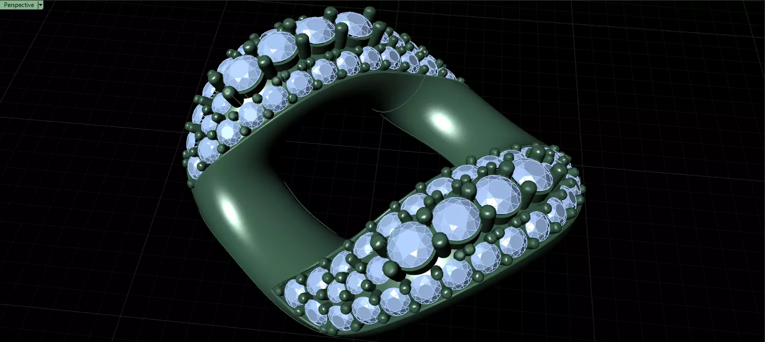 FULL LOCK BOX 18mm Wide SOLID CUBAN Link Chain - 9 Inch 3D print model_14