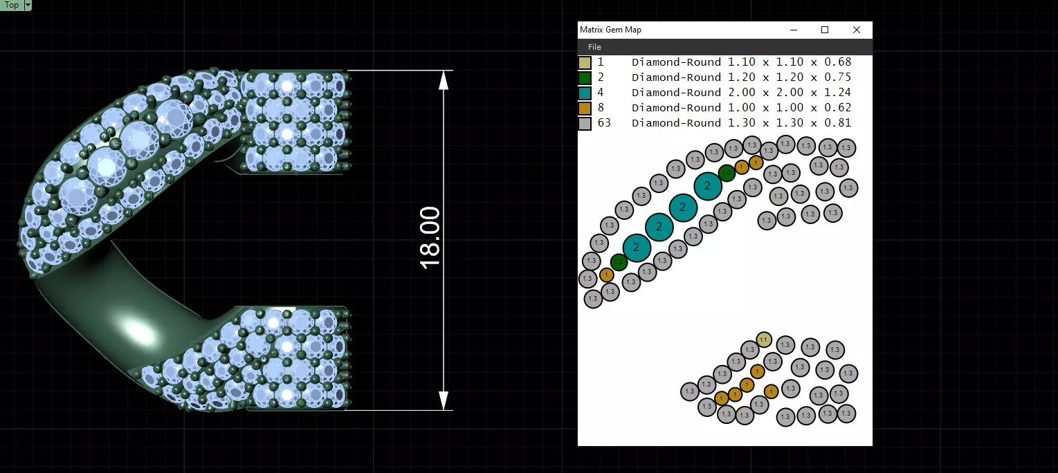 FULL LOCK BOX 18mm Wide SOLID CUBAN Link Chain - 9 Inch 3D print model_15