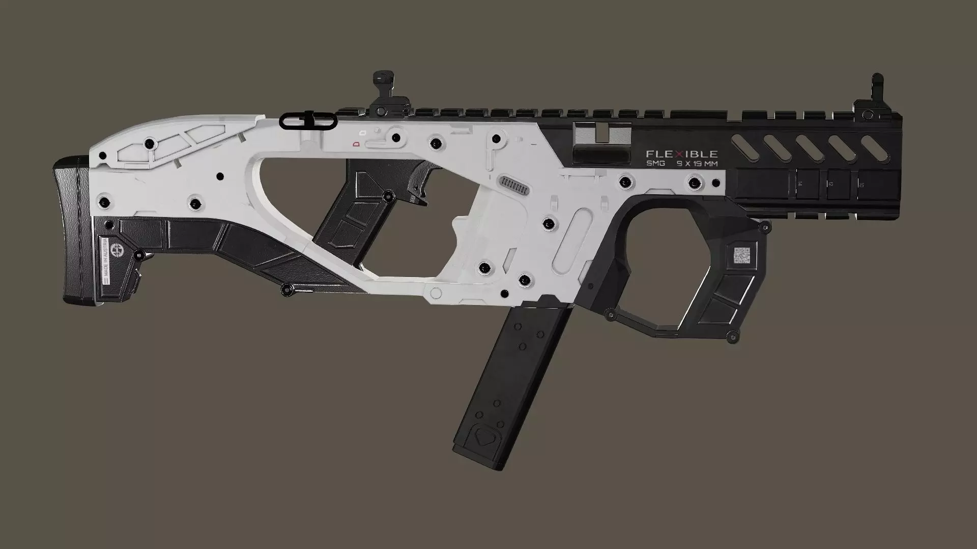 Modular SMG Kriss Vector Gen2 Low-poly 3D Model Low-poly 3D model_3