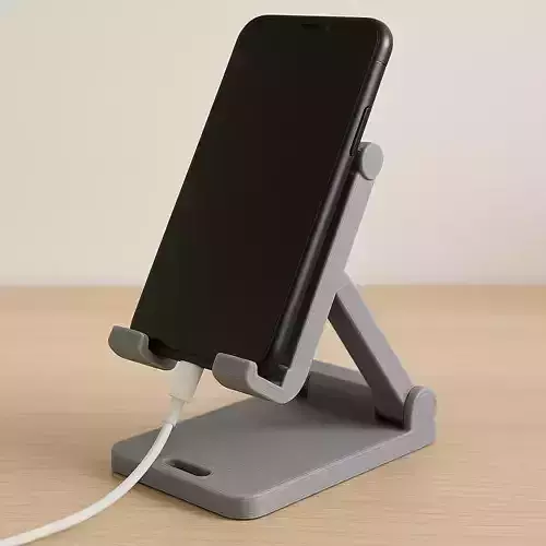 Adjustable 3D Printable Phone Stand