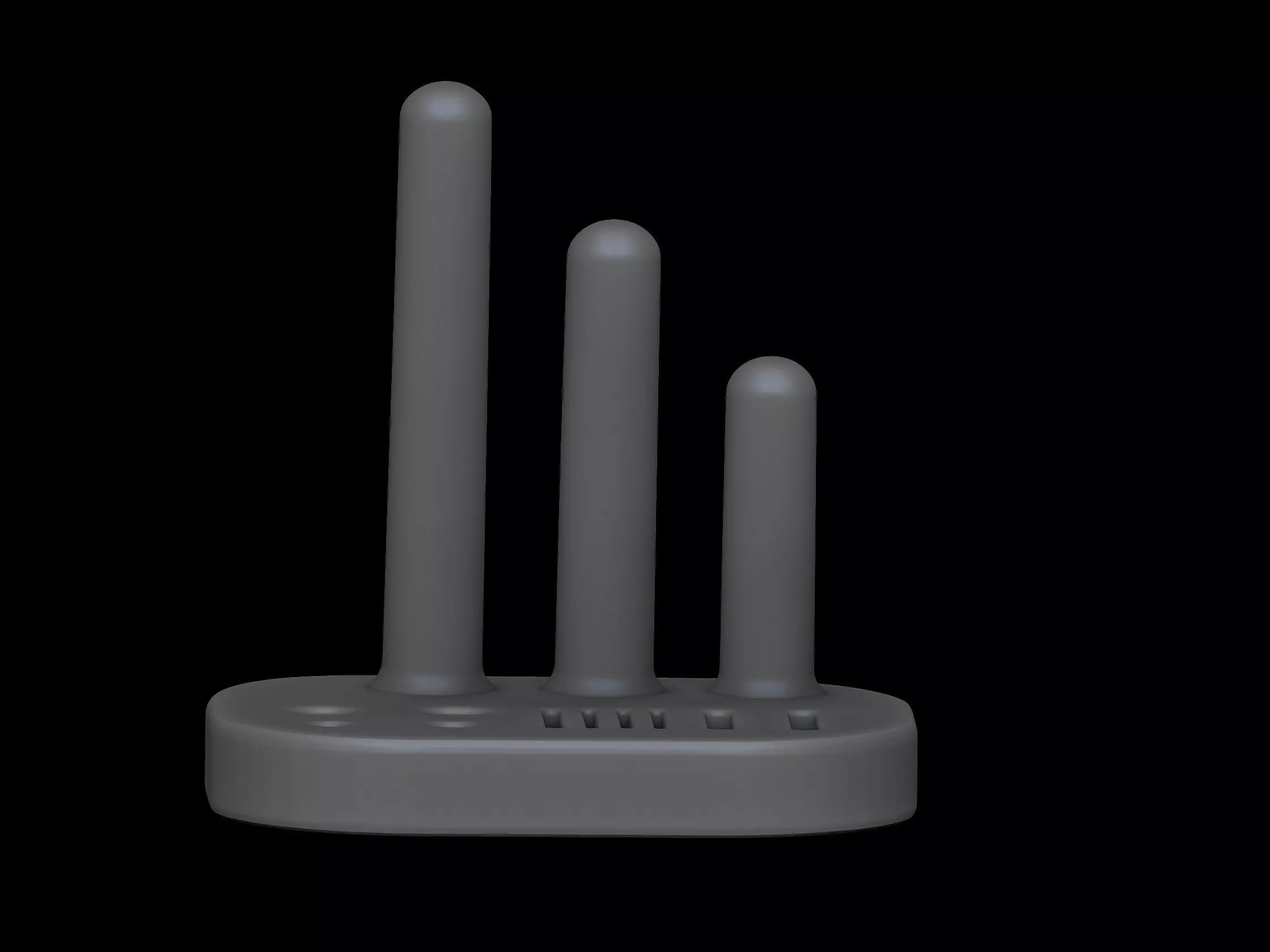 Cute Ring Earring Organizer 3D print model