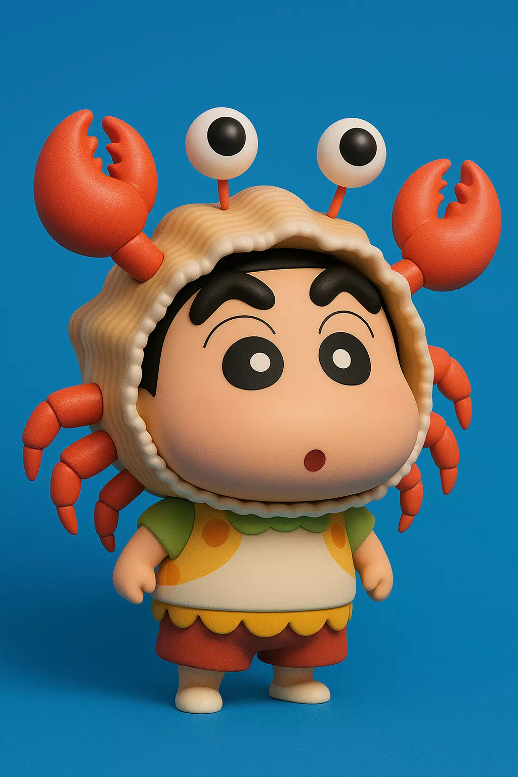 Shinchan in Crab Costume 3D print model_1