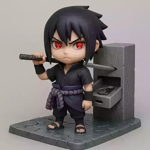 Chibi Sasuke  Rain Revenge Hidden Drawer