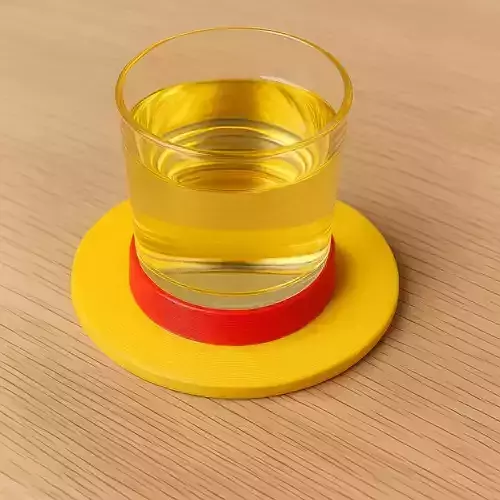 Monkey D Luffy Straw Hat Coaster