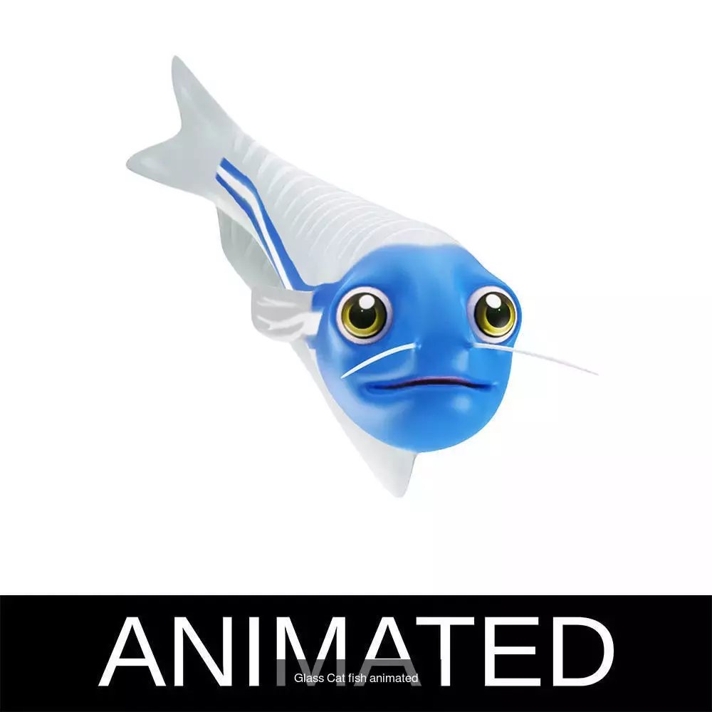 Low poly rigged and animated Aquatic animals Collection  _45