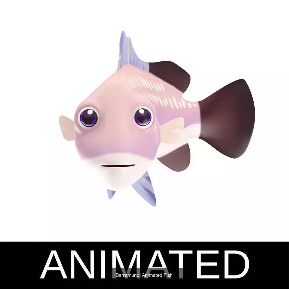 Low poly rigged and animated Aquatic animals Collection  _53