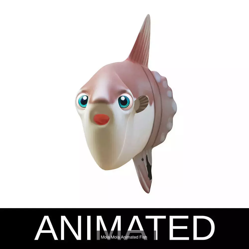 Low poly rigged and animated Aquatic animals Collection  _23