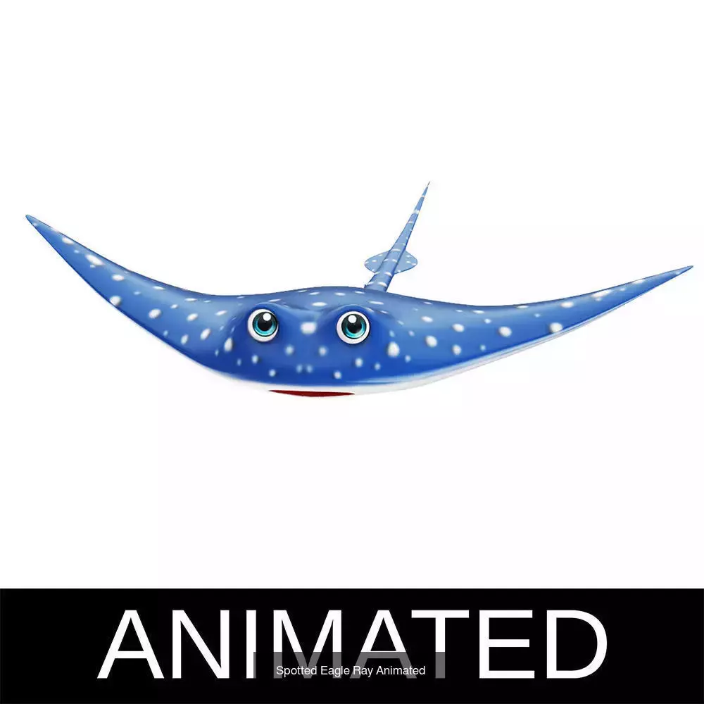Low poly rigged and animated Aquatic animals Collection  _61