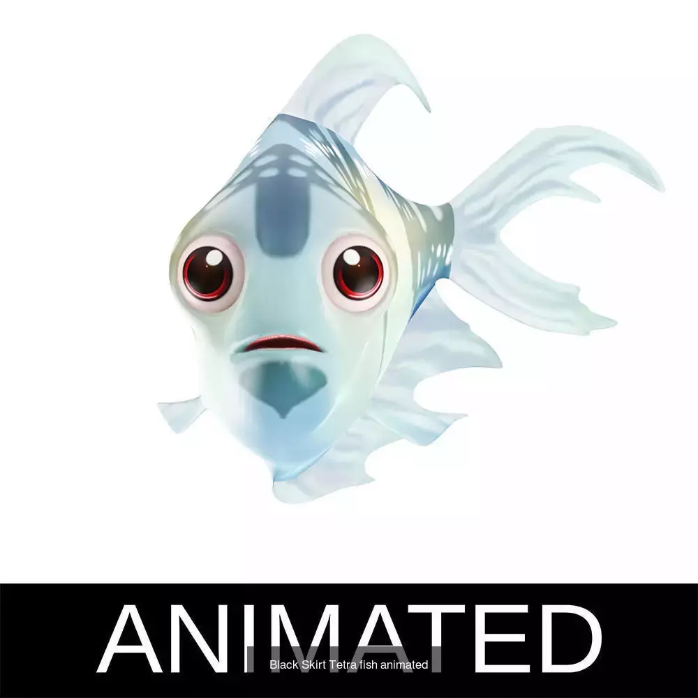 Low poly rigged and animated Aquatic animals Collection  _46