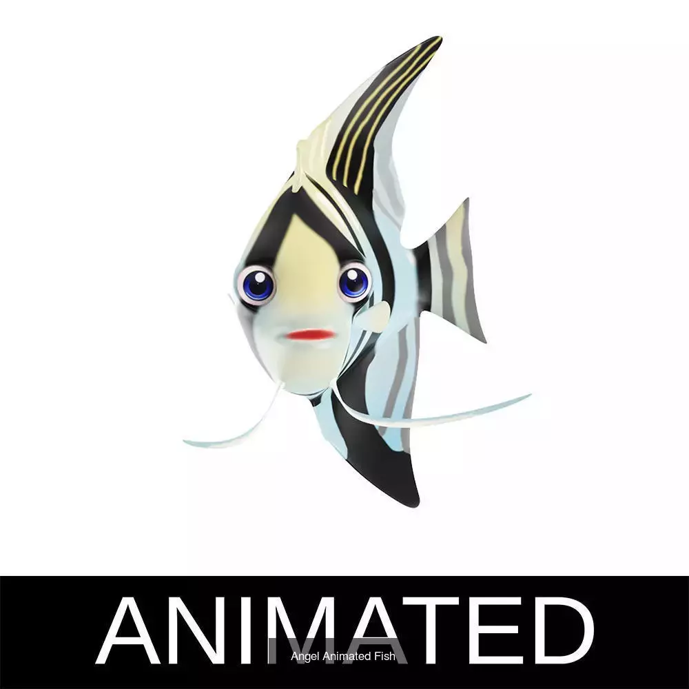 Low poly rigged and animated Aquatic animals Collection  _48