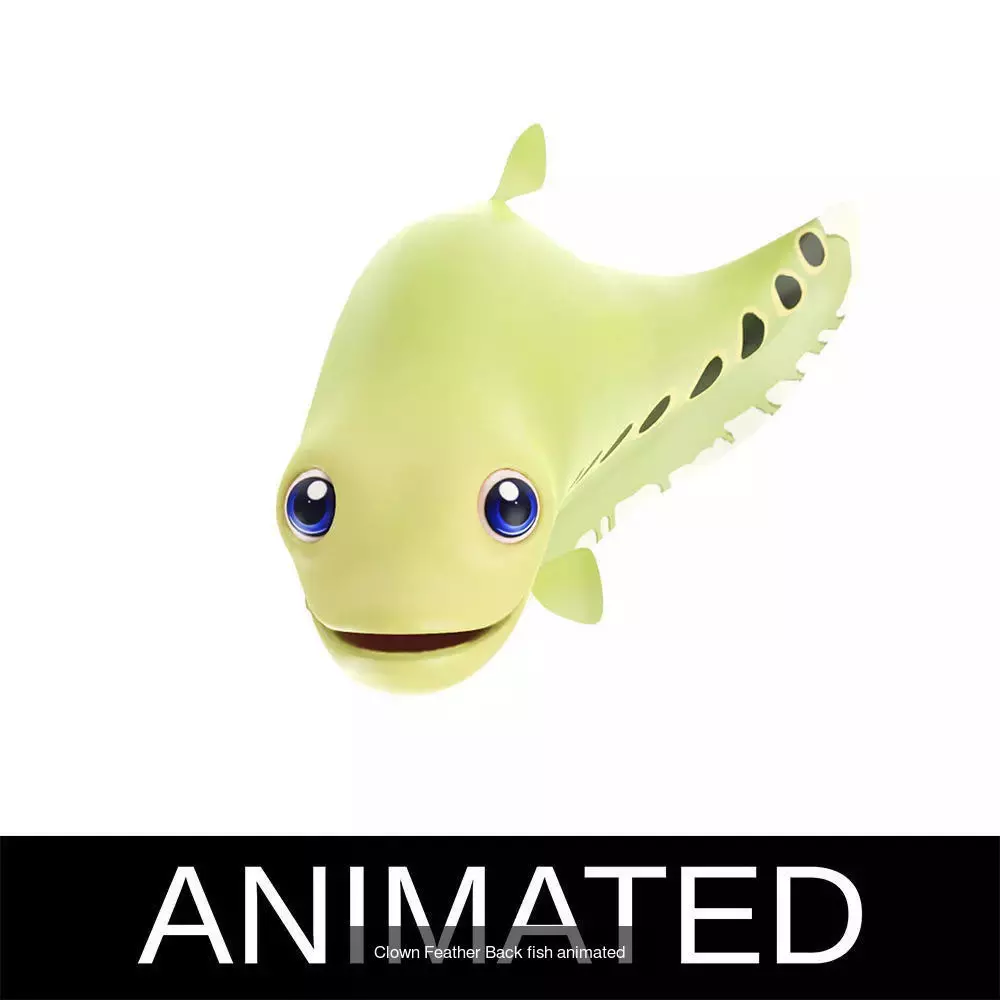 Low poly rigged and animated Aquatic animals Collection  _38