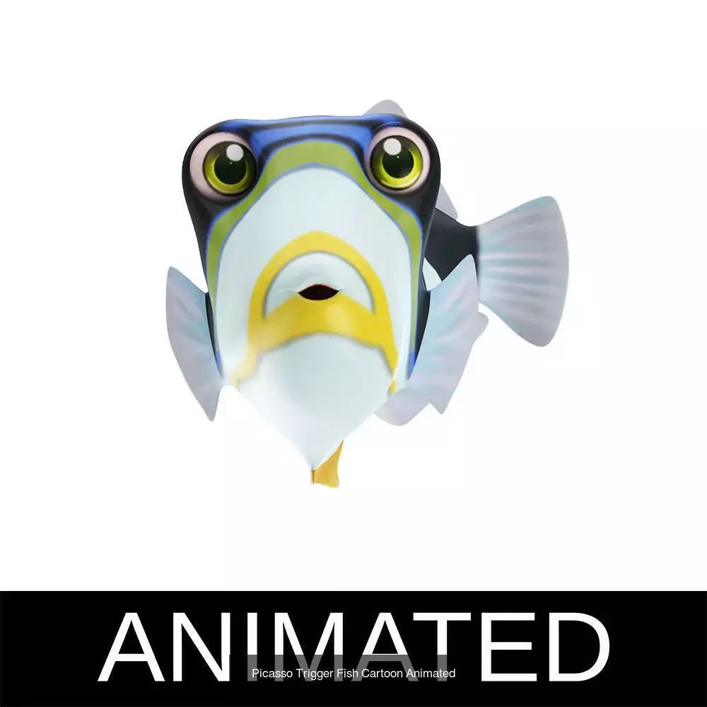 Low poly rigged and animated Aquatic animals Collection  _21