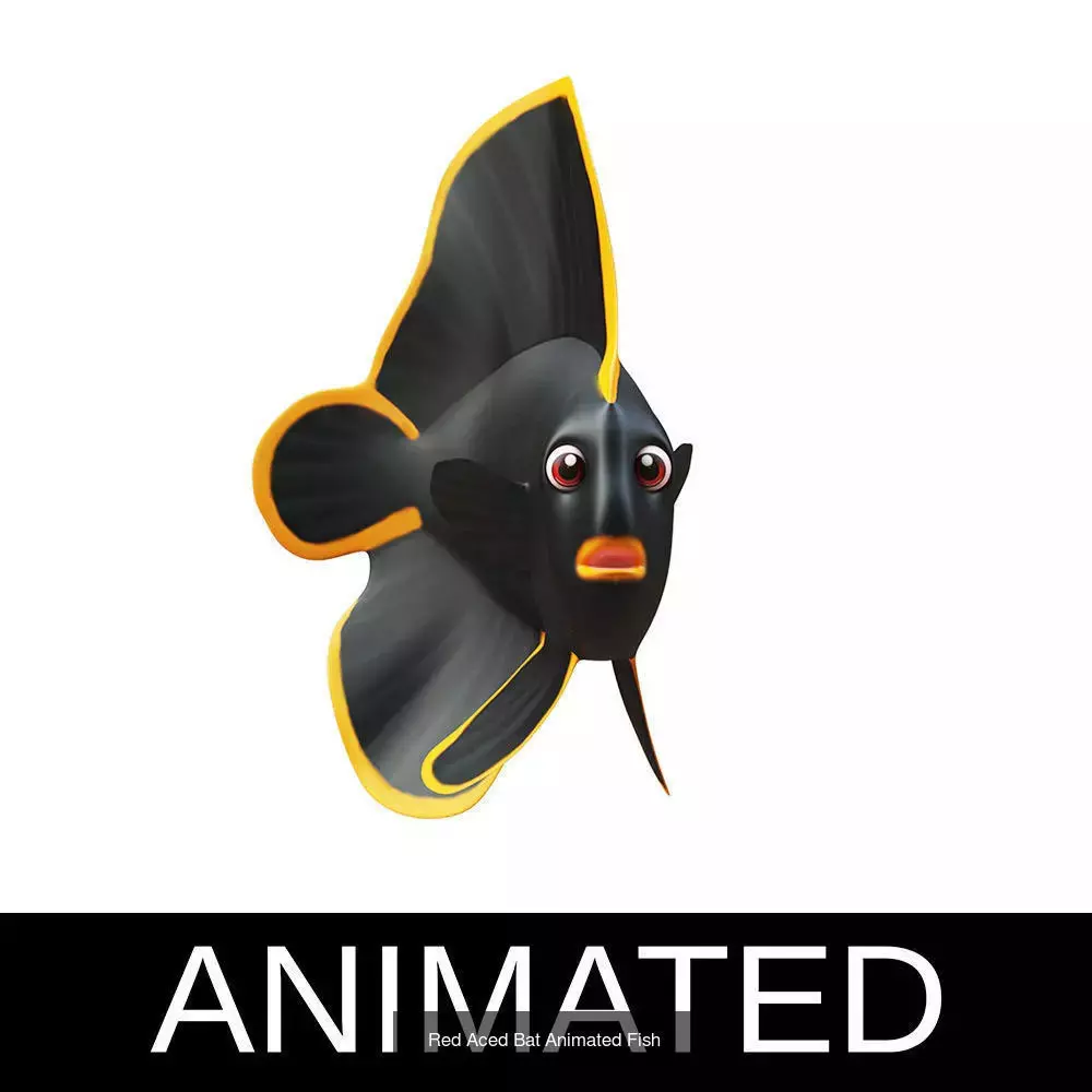 Low poly rigged and animated Aquatic animals Collection  _24