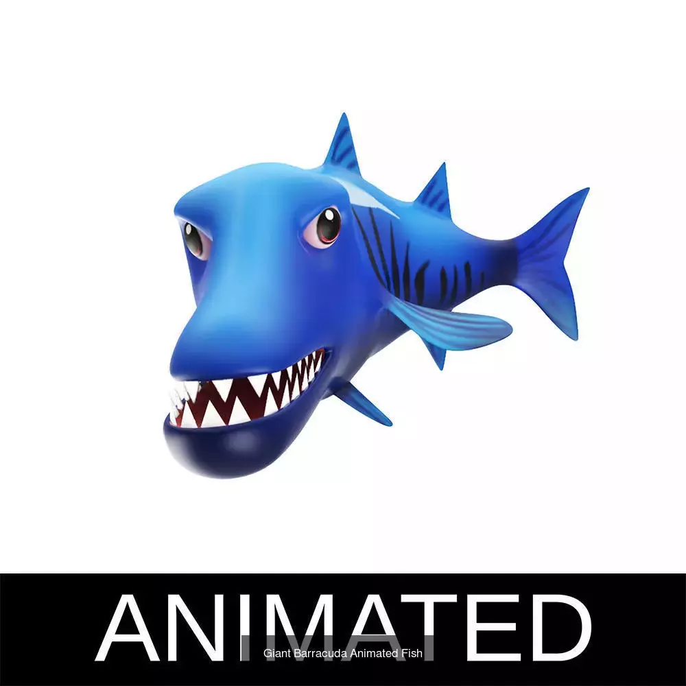 Low poly rigged and animated Aquatic animals Collection  _59