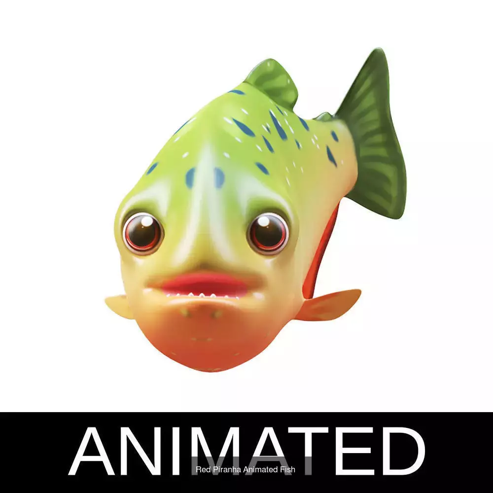 Low poly rigged and animated Aquatic animals Collection  _27