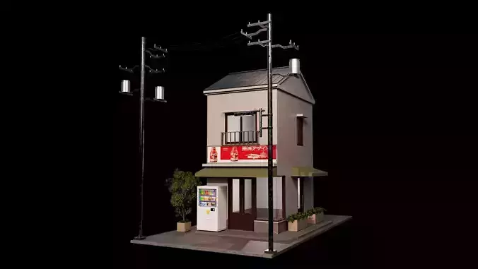 Japanese style shop front