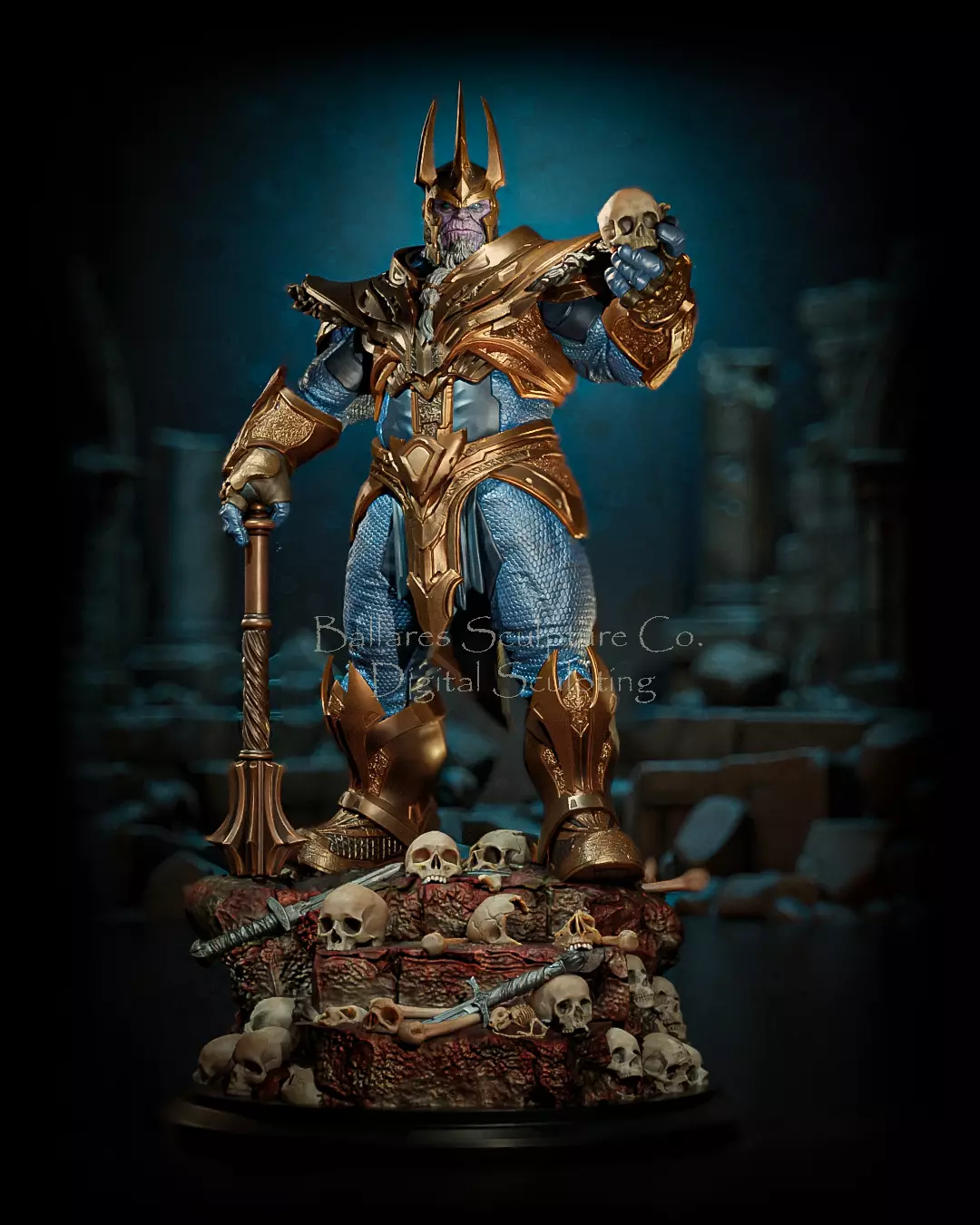 king thanos 3D print model_0