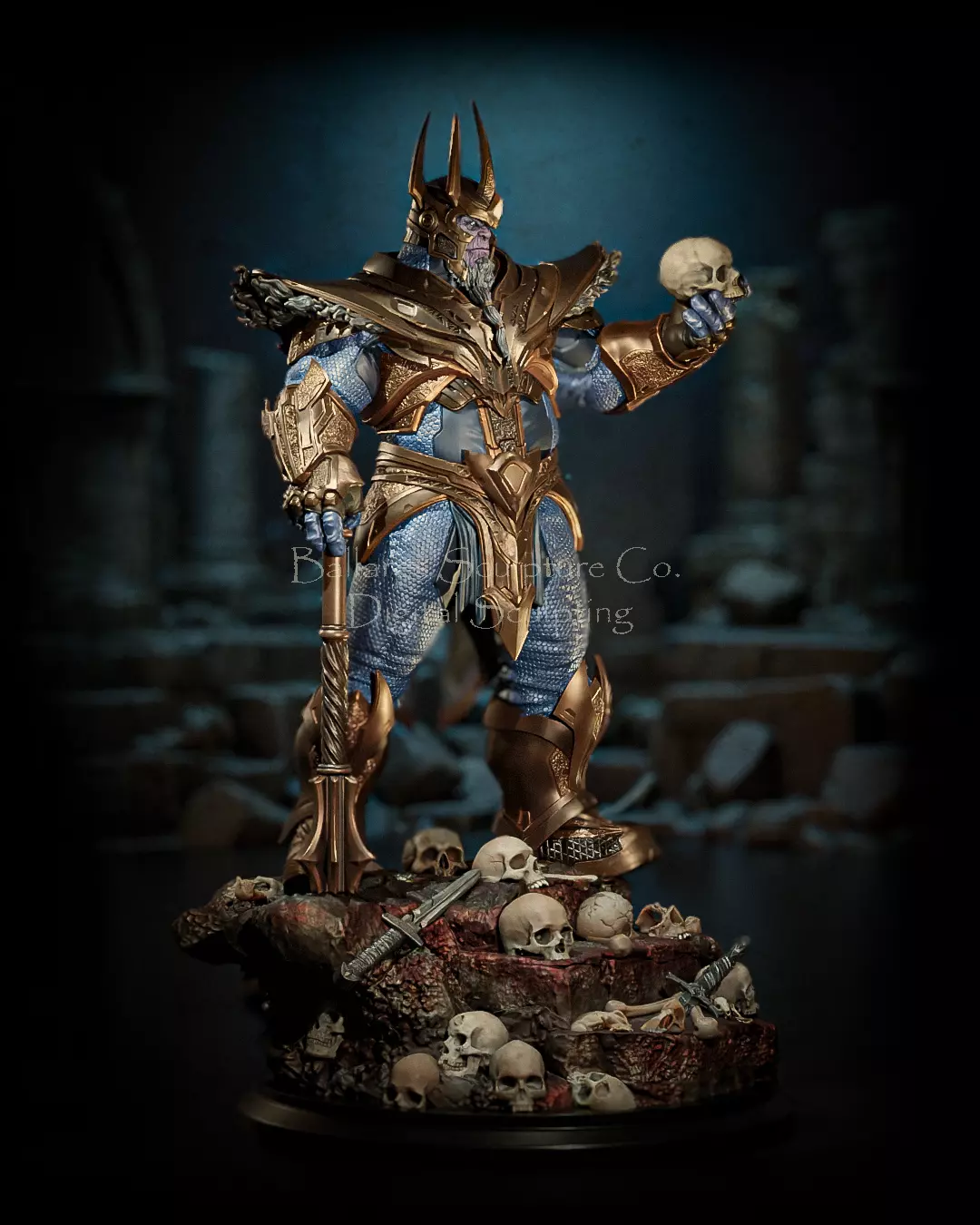 king thanos 3D print model_5