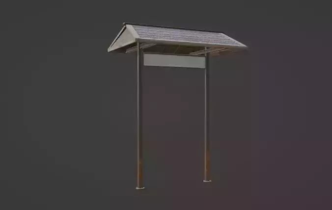 Bus Stop Stand 