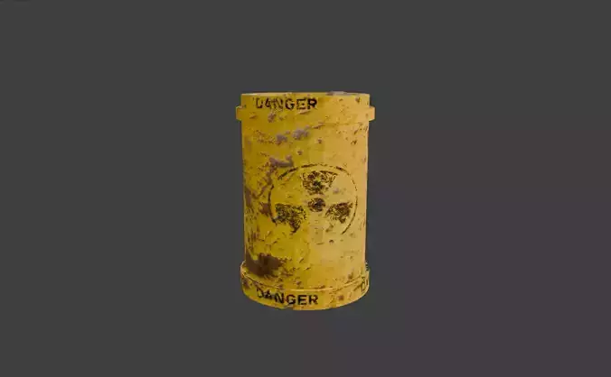 Barrel of nuclear waste