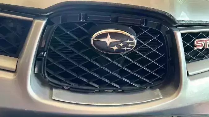 Subaru Impreza front grill surround 3D print model 4