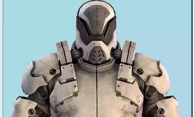 Mass Effect Robot 3D Model 