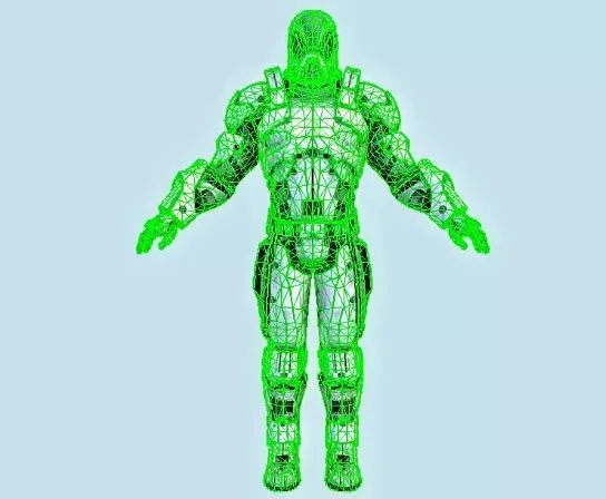 Mass Effect Robot 3D Model Free low-poly 3D model_6