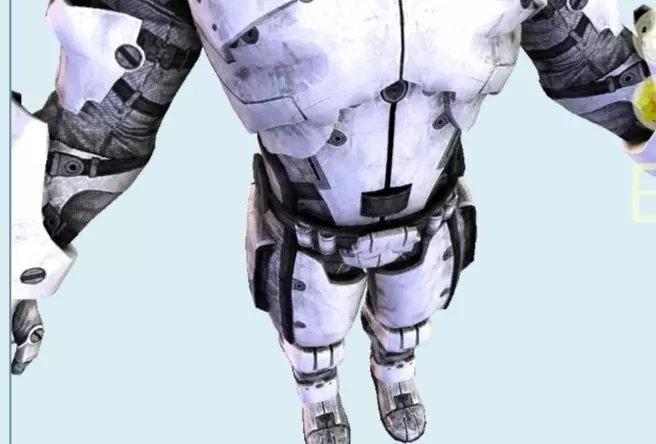 Mass Effect Robot 3D Model Free low-poly 3D model_1