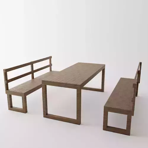 Bench and Table