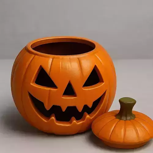 Pumpkin Candy Holder  Halloween Treat Box 